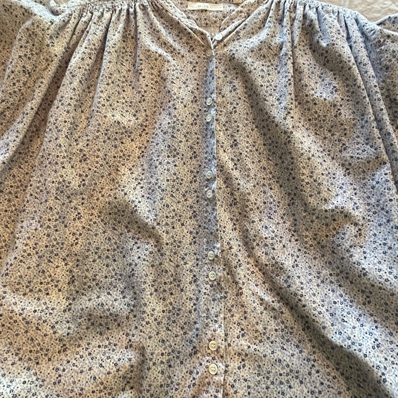 Doen O’keefe California Wild Flower Corduroy Blouse (M) - Picture 2 of 7